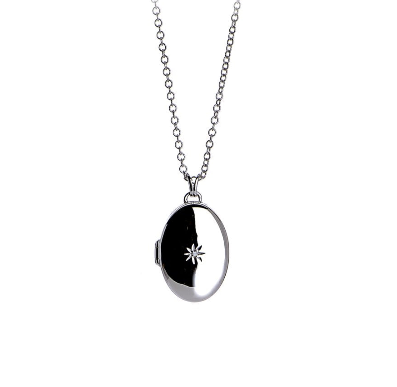 Hot Diamonds Silver Romantic Oval Locket