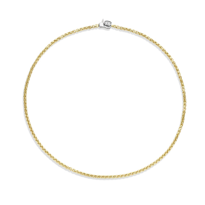 Ti Sento Interlink Gold Plated Silver Necklace