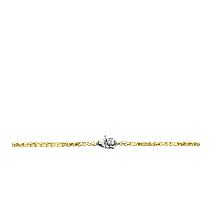 Ti Sento Interlink Gold Plated Silver Necklace
