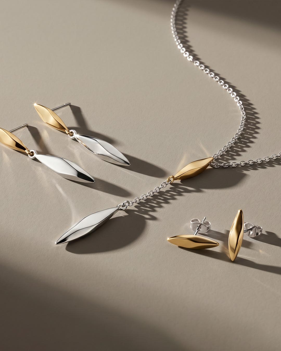 Kit Heath Glint Two Tone Necklace