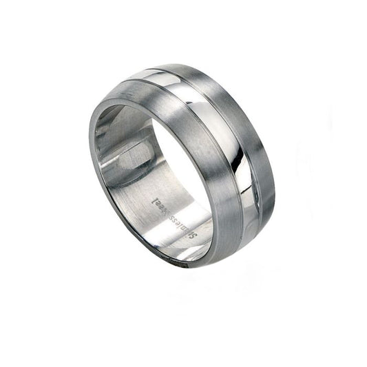 Fred Bennett Men’s Two Tone Band Stainless Steel Ring